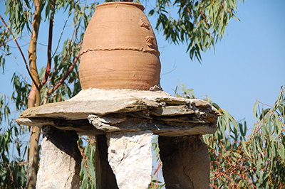 Detail of Carolina's House in Stroumbo, Amorgos